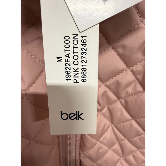 Kim Rogers Everyday Quilted Puffer Jacket Vest Size M Maeve Pink Preppy NWT - Picture 6 of 7